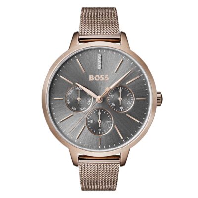 Symphony Gold-Tone Mesh Bracelet Watch - 1502424